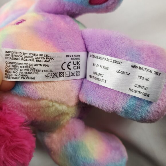 Care Bears Snuggle Friends Plush Cheer Bear Rainbow Unicorn 12.5in Bear - Picture 13 of 13